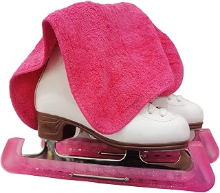 LIUHUO Ice Skate Guards Soakers Towel Gift Set Skating Guards and Soft Blade Walking Covers Figure Skating
