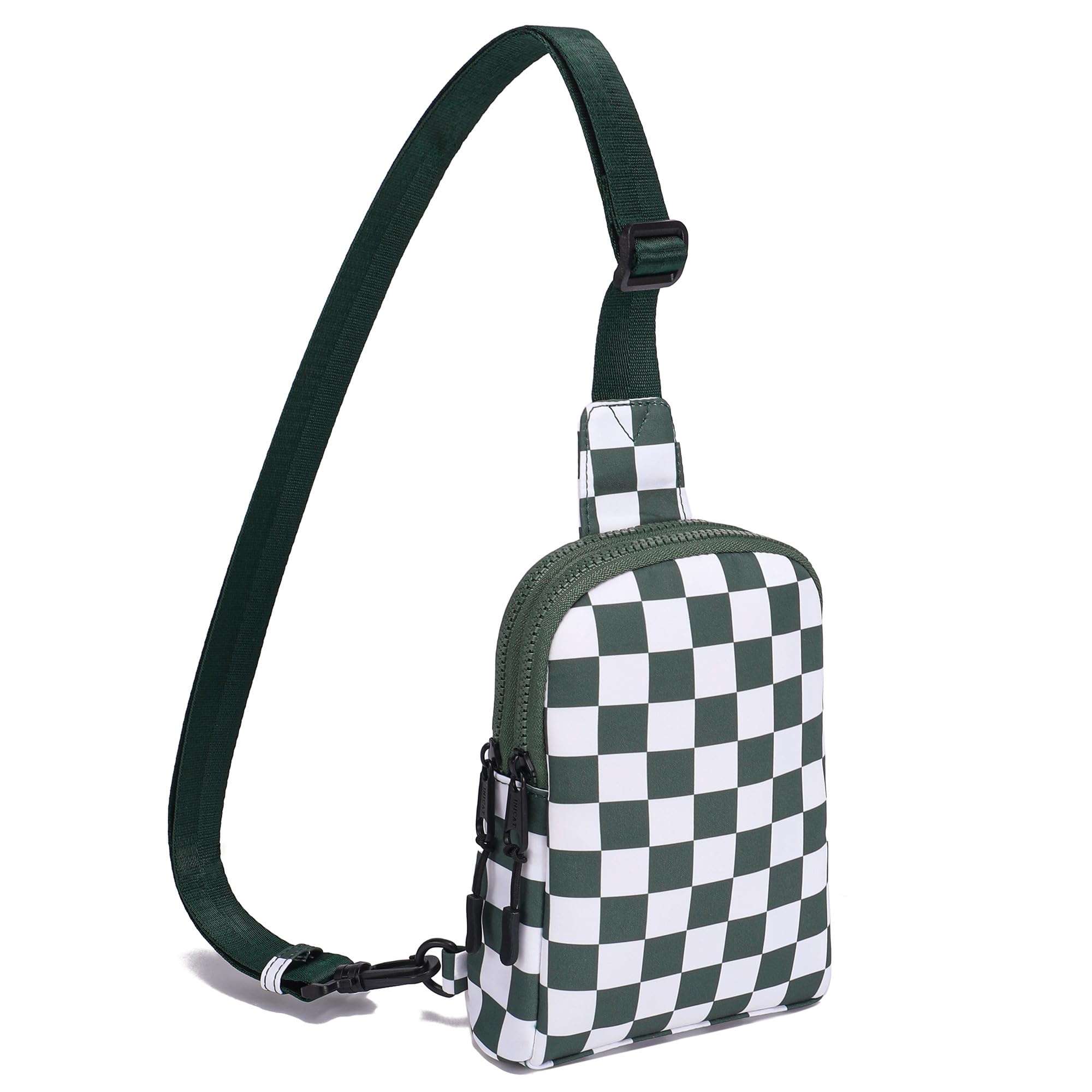 INICAT Nylon Crossbody Sling Bags For Women Small Cross Body Fanny Pack Phone Travel Purses Gifts