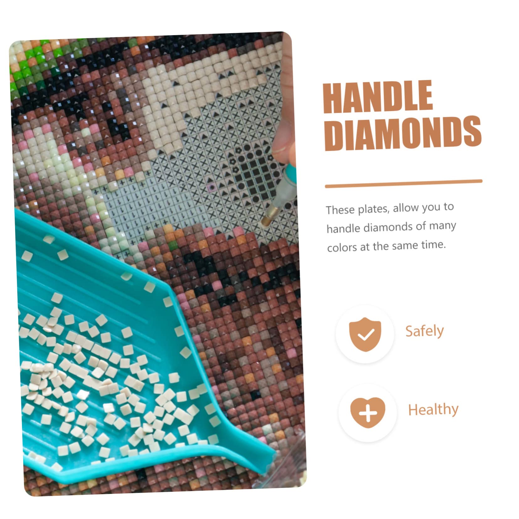 1set Organizzatore Multi Perline e Diamanti Scatola Portaoggetti Con Estrattore Perfetta Per Gioielli Articoli Per Nail Art e Piccoli Accessori Design Compatto e Leggero