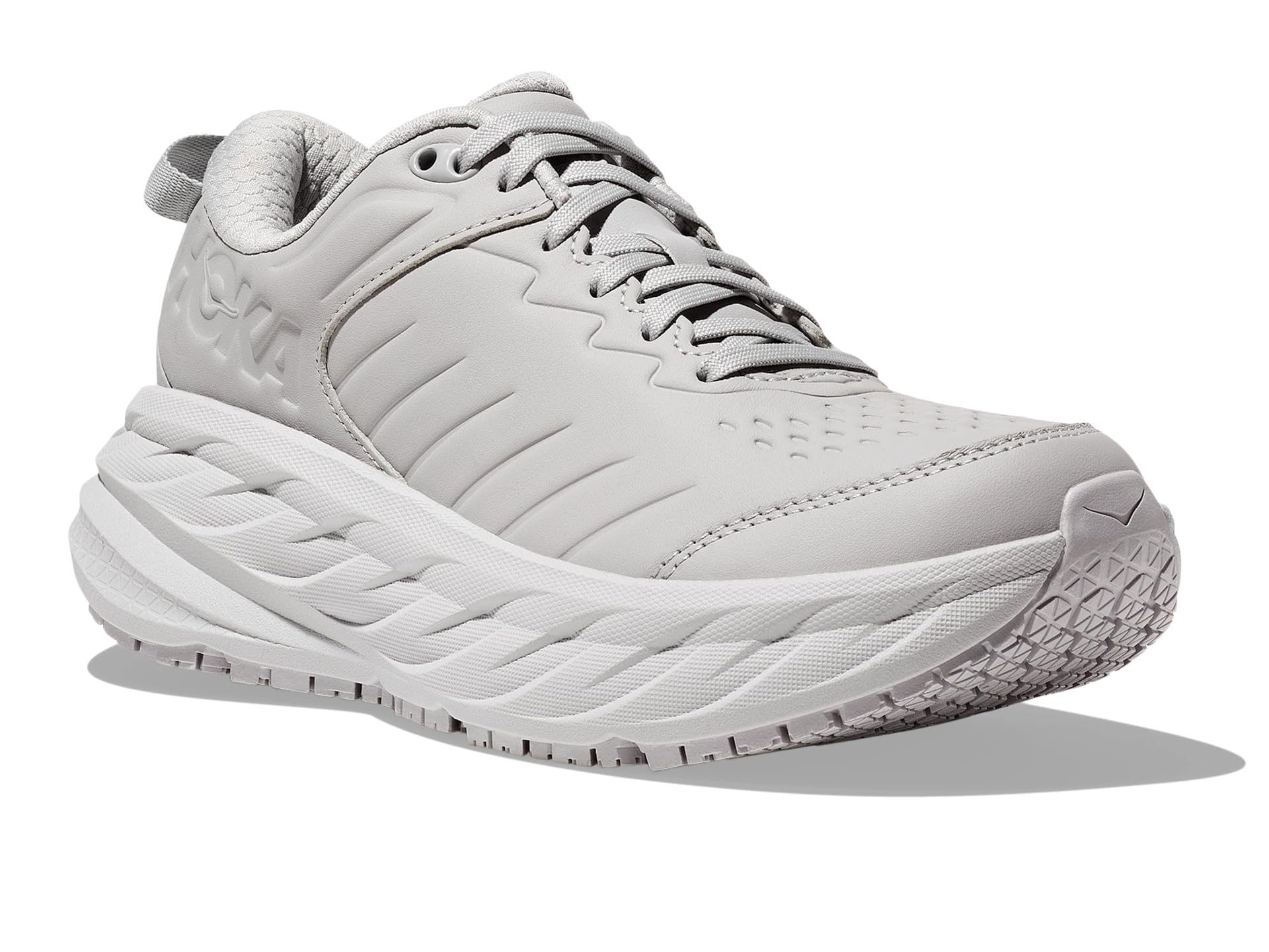 Hoka Men's Bondi SR Sneaker, Harbor Mist/Lunar Rock, 9.5 Wide