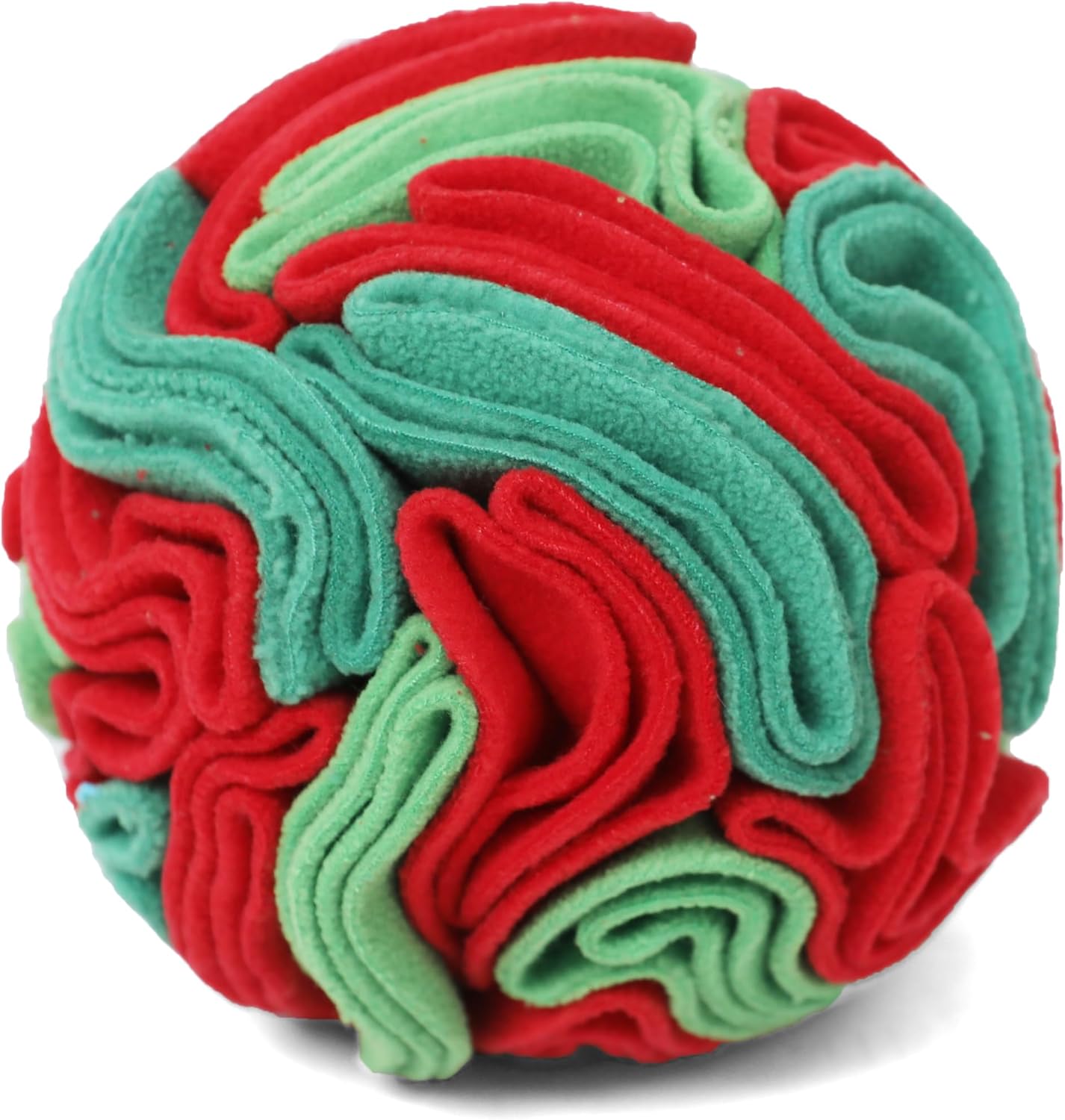 Snuffle Ball for Dogs – Interactive Dog Toys to Keep Them Busy, Dog Puzzle Toy with Soft Fabric for Small, Medium, Large Dogs Daily Companionship, Training Reward Gift