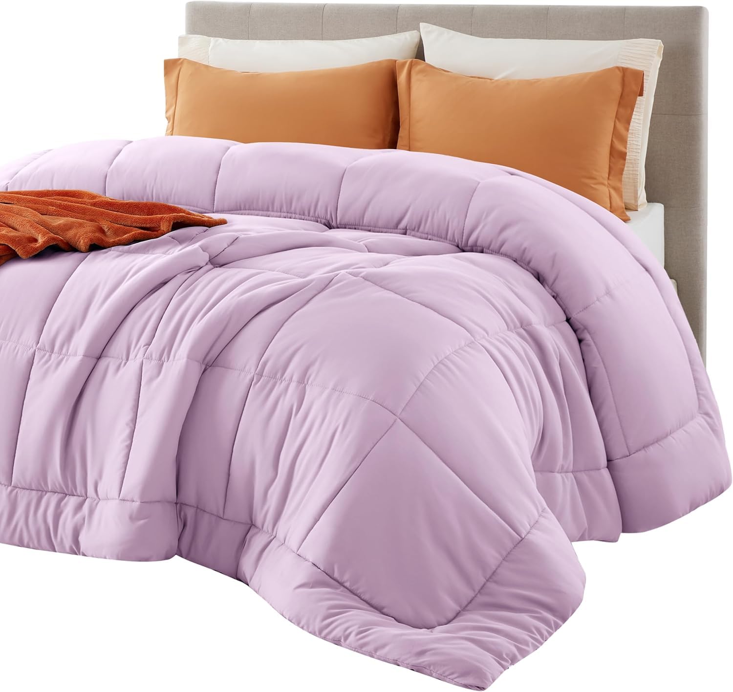 BLUE HOME All‑Season AC/Heavy Winter Quilt – Machine‑Washable Rajai – Single & Double Bed 500 GSM Microfiber Comforter Blanket – Ultra‑Soft Luxury (Purple, Double Bed 90 * 100)-image-29