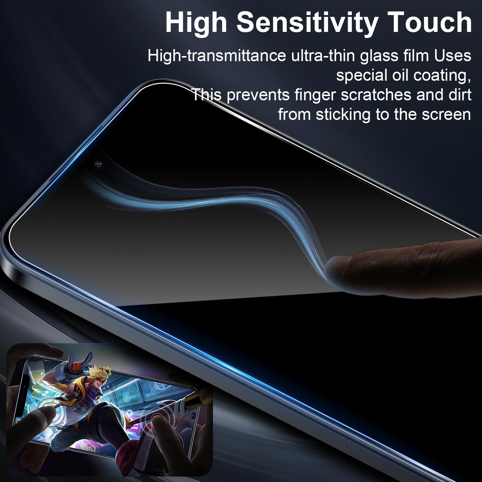 Pellicola Vetro Temperato per Xiaomi Redmi Note 15 Pro 5G, 3 Pezzi Pellicola Fotocamera e 3 Pezzi Pellicola Protettiva, 9H HD Anti Graffi Trasparente Fotocamera Protezione Schermo