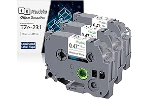 Brother P Touch Tape 12mm 0.47 White: Essential Labeling Solution