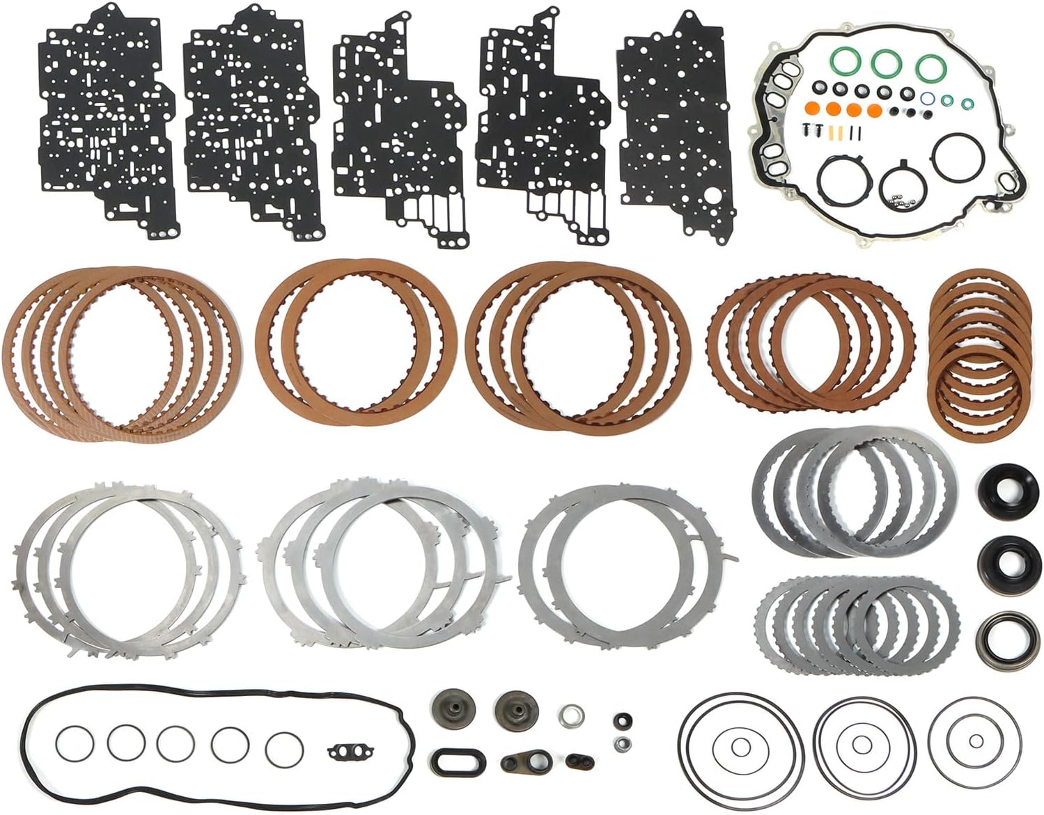 6F50 6F55 Auto Transmission Master Rebuild Kit Fits for Explorer Flex Edge Taurus X Compatible with Continental MKZ MKS MKT MKX 2 2007-2020 Car Aftermarket Parts