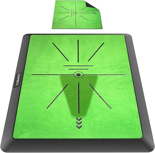 Alfombrilla de golf Tapete de entrenamiento de golf para retroalimentacióndetección de bateo Alfombrilla de práctica de golf extra reemplazable de