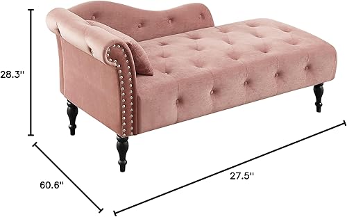 Miniatura 2 de HomSof Silla moderna de interior con tumbona sin brazos con patas de madera maciza Rosa,Naranja,https://www.amazon.com/dp/undefined