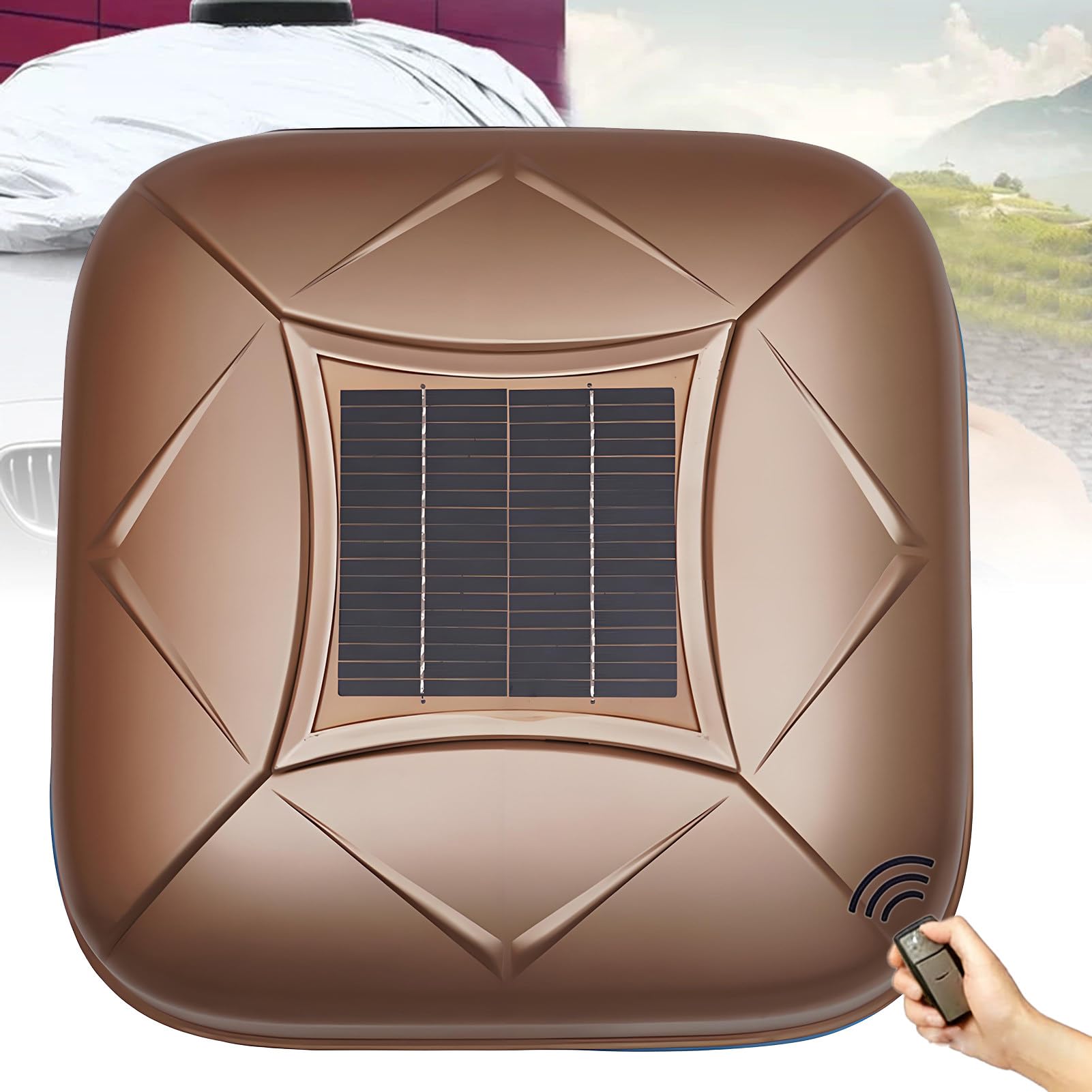 Housse de voiture intelligente automatique et étanche Champagne 3XXL pour extérieur