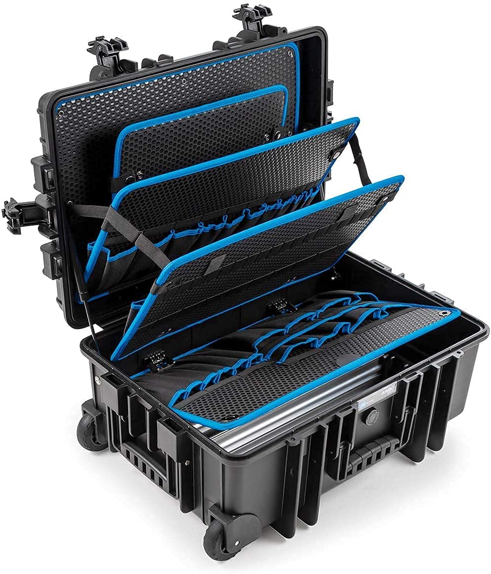 Jumbo 6700 Outdoor Tool Case with Pocket Tool Boards, Black (Single Pack)