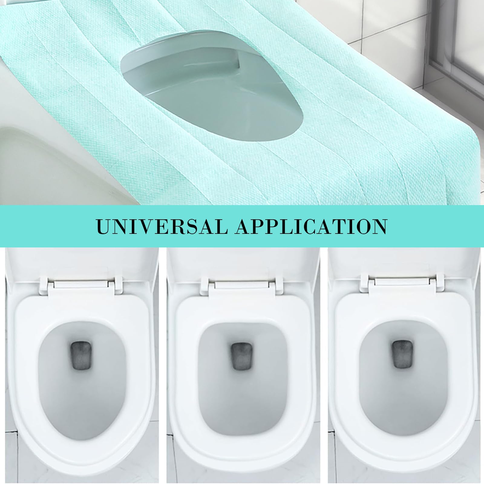 Copri Water WC USA e Getta Set 50 Copriwater Tavoletta WC Tessuto Non Tessuto Igienico