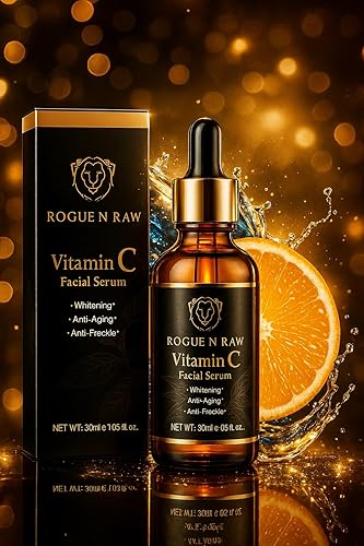 Suero facial de lujo con 20 % de vitamina C, corrector de manchas oscuras y iluminador antienvejecimiento, ácido hialurónico, retinol y colágeno