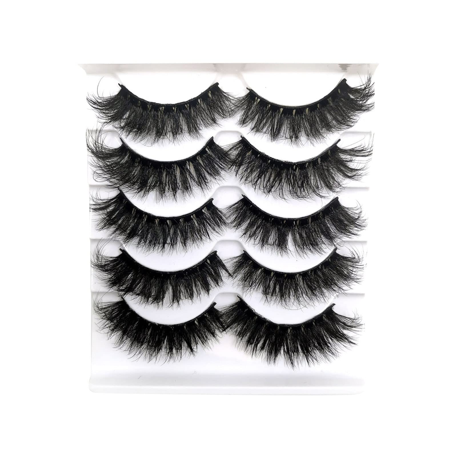 Eyelash Kits for Starters 8D Multipack Fake Style Lashes Faux Mink Lashes Pack Eyelashes 10 False Pairs Volume