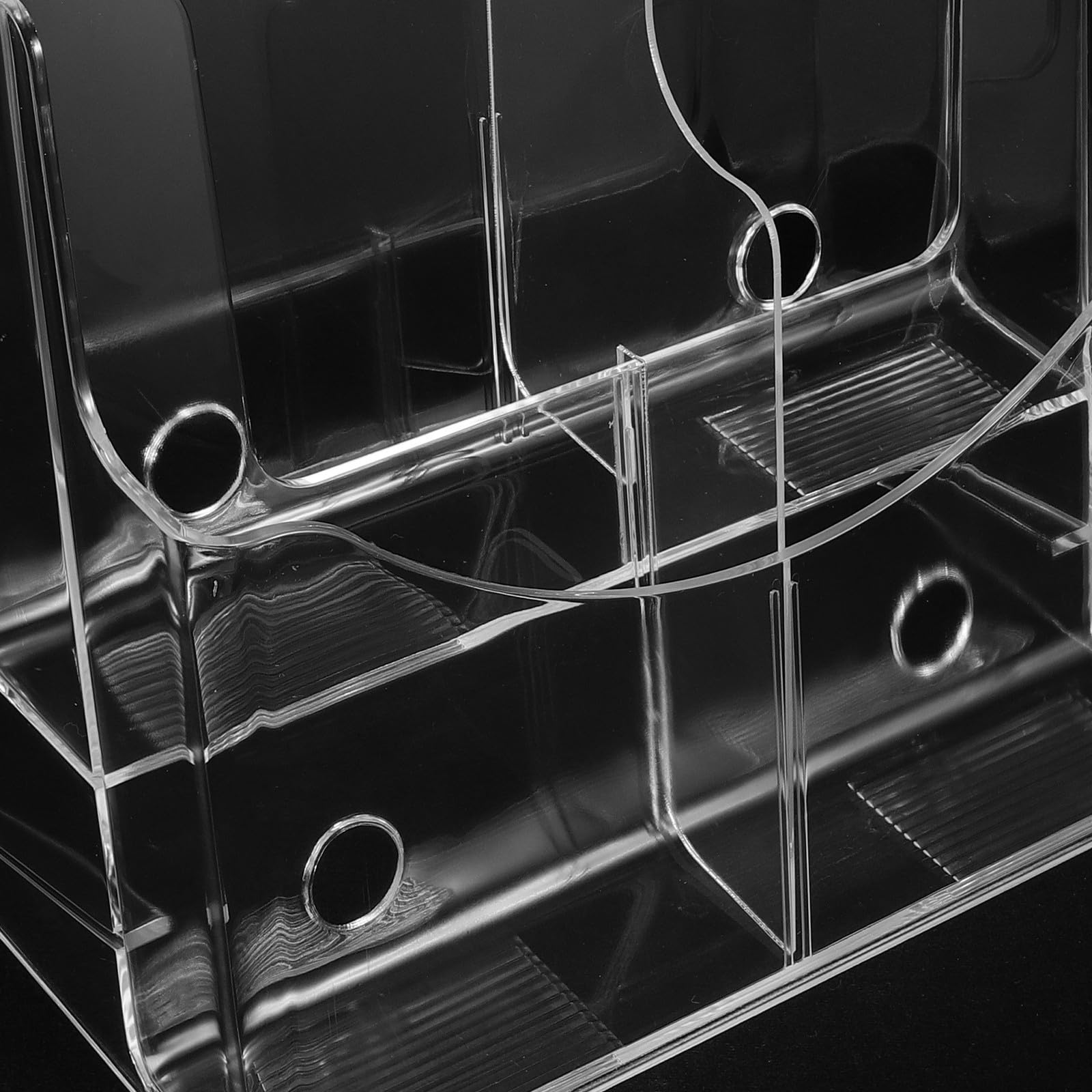 SOLUSTRE A4 Soporte de Archivos Acrílico Transparente de Varias Capas