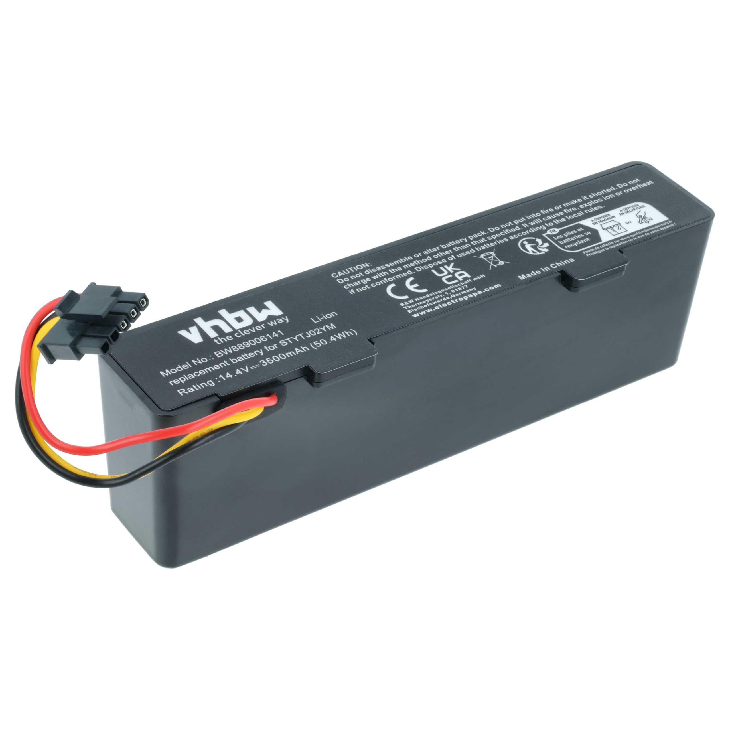 vhbw Akumulator kompatybilny z robotem odkurzającym Proscenic M6 Pro, LDS M7 (3,5 Ah, 14,4 V, litowo-jonowy)