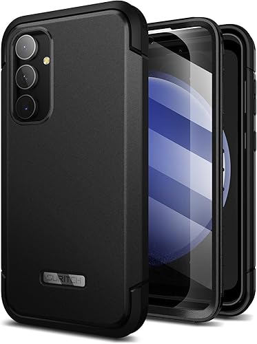 SURITCH Funda para Samsung Galaxy S23 FE de 6.4 pulgadas (solamente), (2 marcos frontales) de cuerpo completo, resistente, a prueba de golpes, con