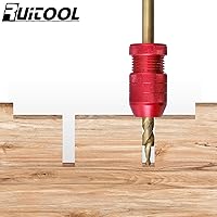 Vista 6 de RUITOOL Juego de tope de profundidad para brocas de taladro, tope de taladro ajustable Rango de tamaño de taladro aplicable 5/64"-3/16