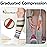 +MD 4 Pairs Compression Socks (15-20mmHg) for Women & Men - Cushion Knee High Socks for Running, Medical, Athletic, Nurses, Travels, Edema, Anti-DVT, Varicose Veins, Shin Splints 4NewWhite 9-11