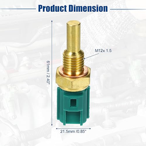 Miniatura 4 de ACROPIX Sensor de temperatura del agua Sensor de temperatura del refrigerante del motor para Honda Goldwing 1500 1990-2000 - Paquete de 1