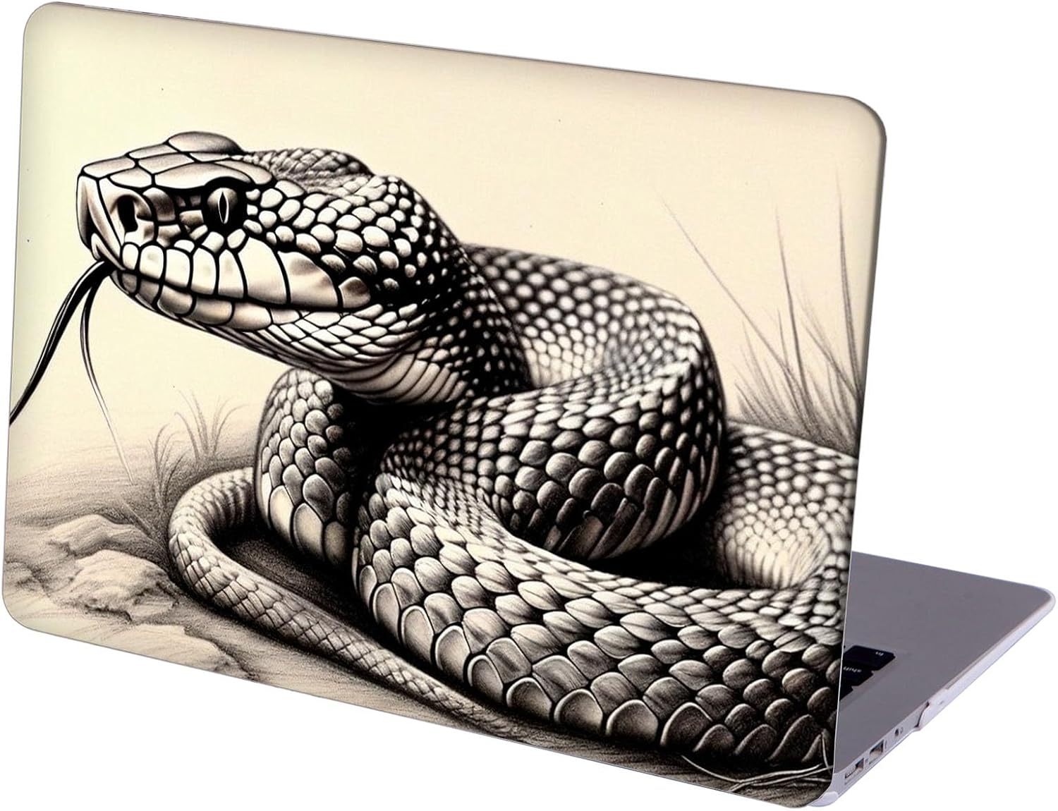 Compatible with MacBook Neo 13-inch, Hard Shell Case with Keyboard Cover and Screen Protector (A3404 A18 Pro chip, 2026 Release) - Snakes MC22760