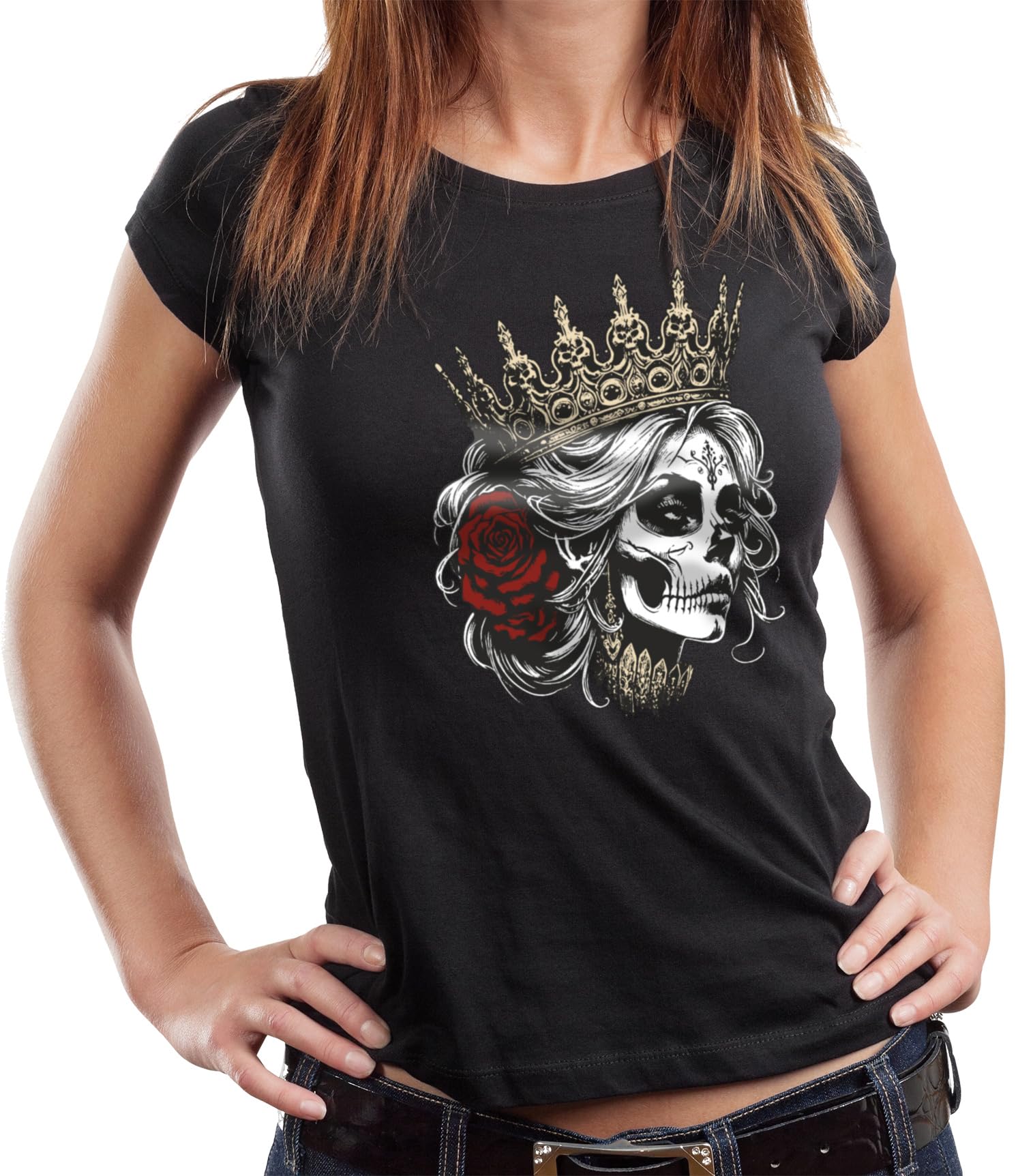 Gasoline Bandit Camiseta de motorista para mujer: Good Vibrations
