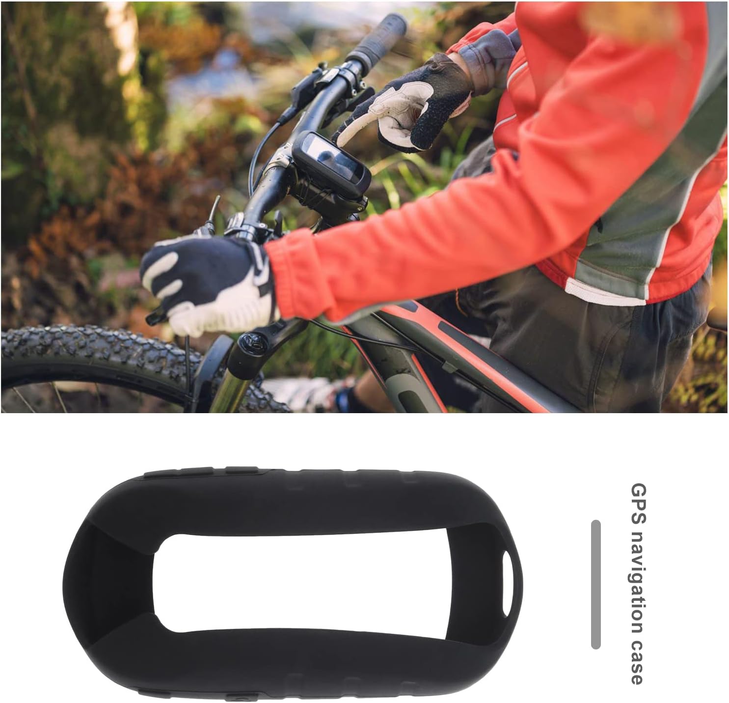 YINETTECH Silicone Protective Case Compatible with Garmin eTrex 10 20 20X 22X 30 30X 32X 201x 209x 309x Handheld GPS Device Cover Shell Skin Protector Black - Image 3