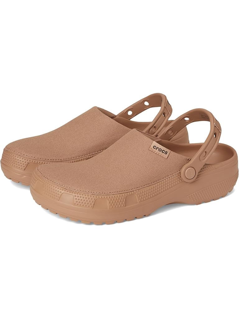 Brown Crocs Classic Crafted Canvas Clogs