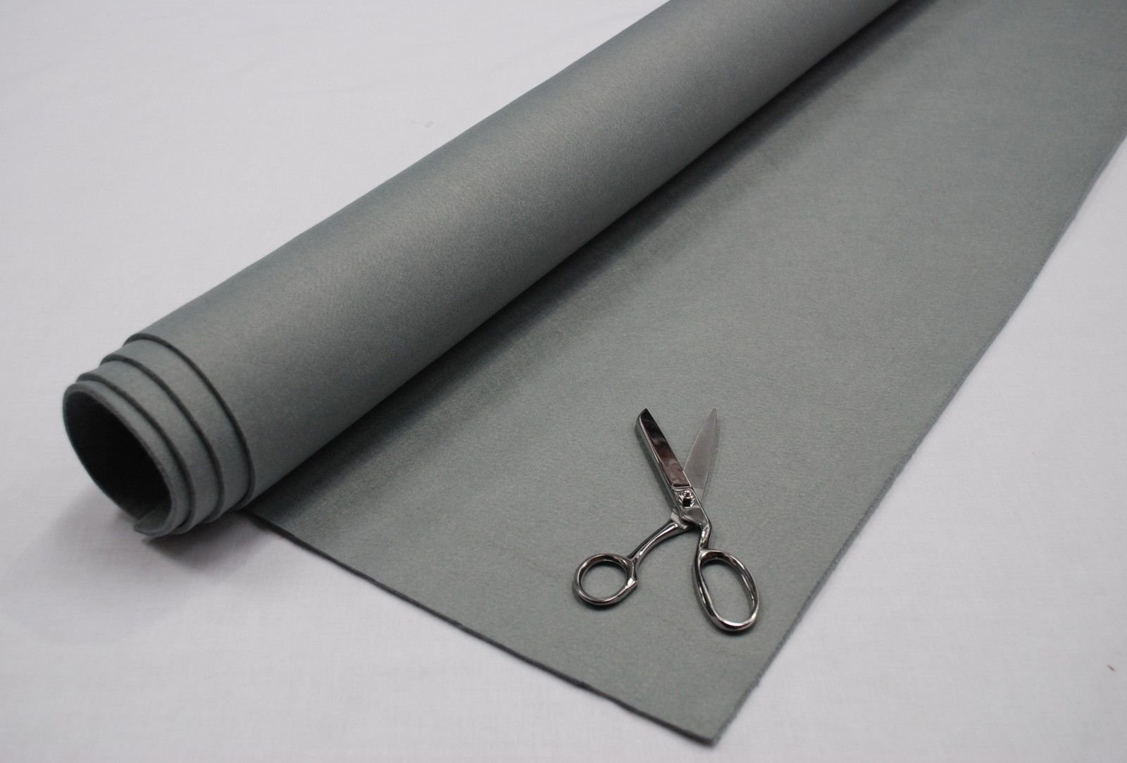 3mm Thick Acrylic Felt Baize Craft Poker Fabric/Material Grey, 1Mtr - 150cm x 100cm