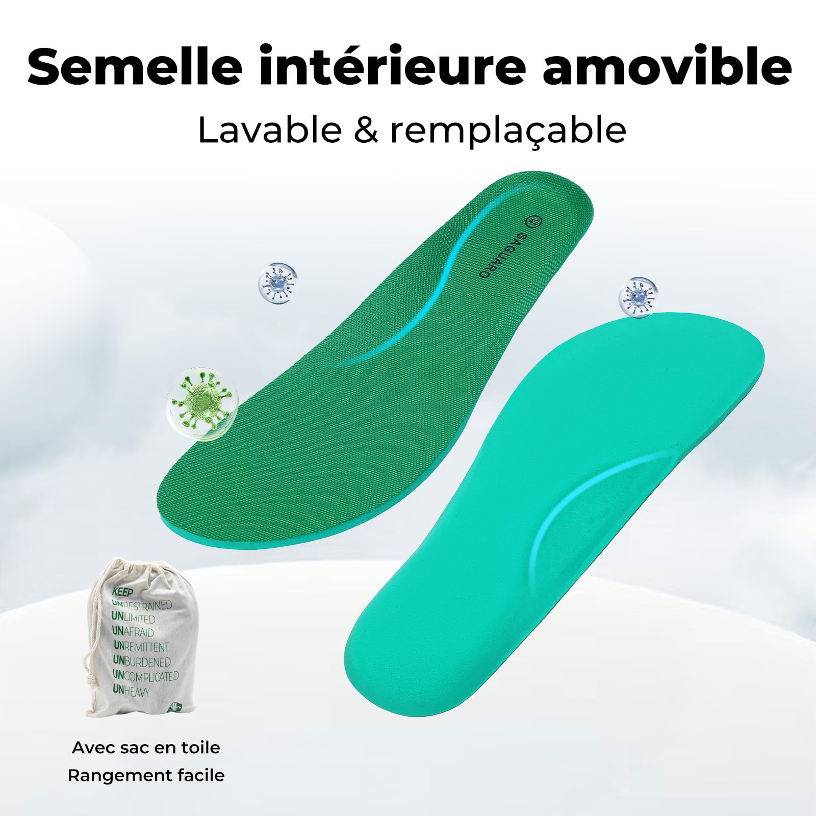 Saguaro Chaussures Pieds Nus zéro Drop pour Adultes, Confortables pour la Marche et l’Usage Quotidien, GR.36-46