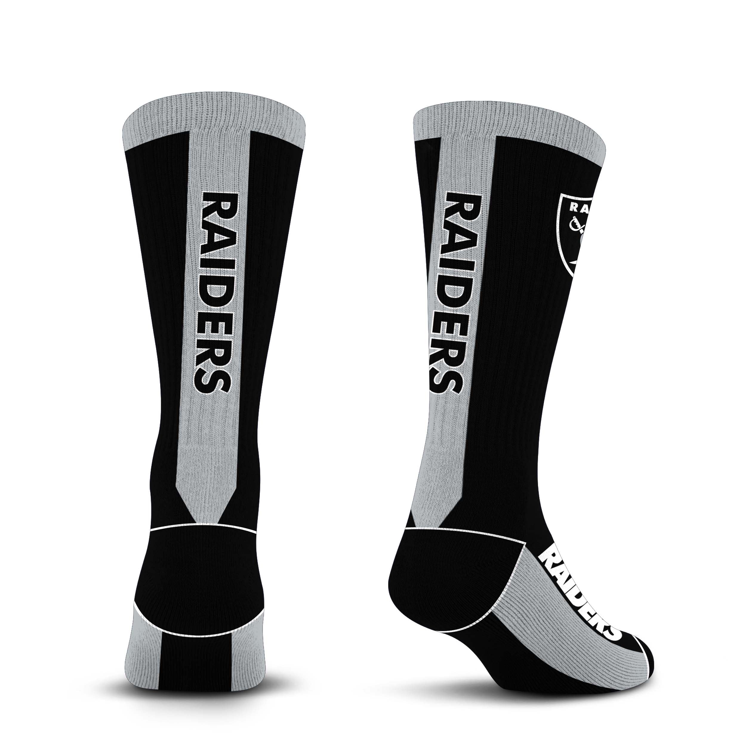 For Bare Feet NFL Unisex Mvp Crew Sock Nfl Large