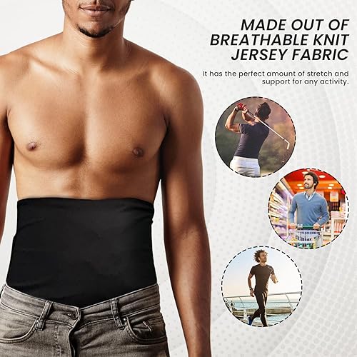 Miniatura 6 de Envoltura de soporte Elite para ostomía con bolsillos y cremallera invisible