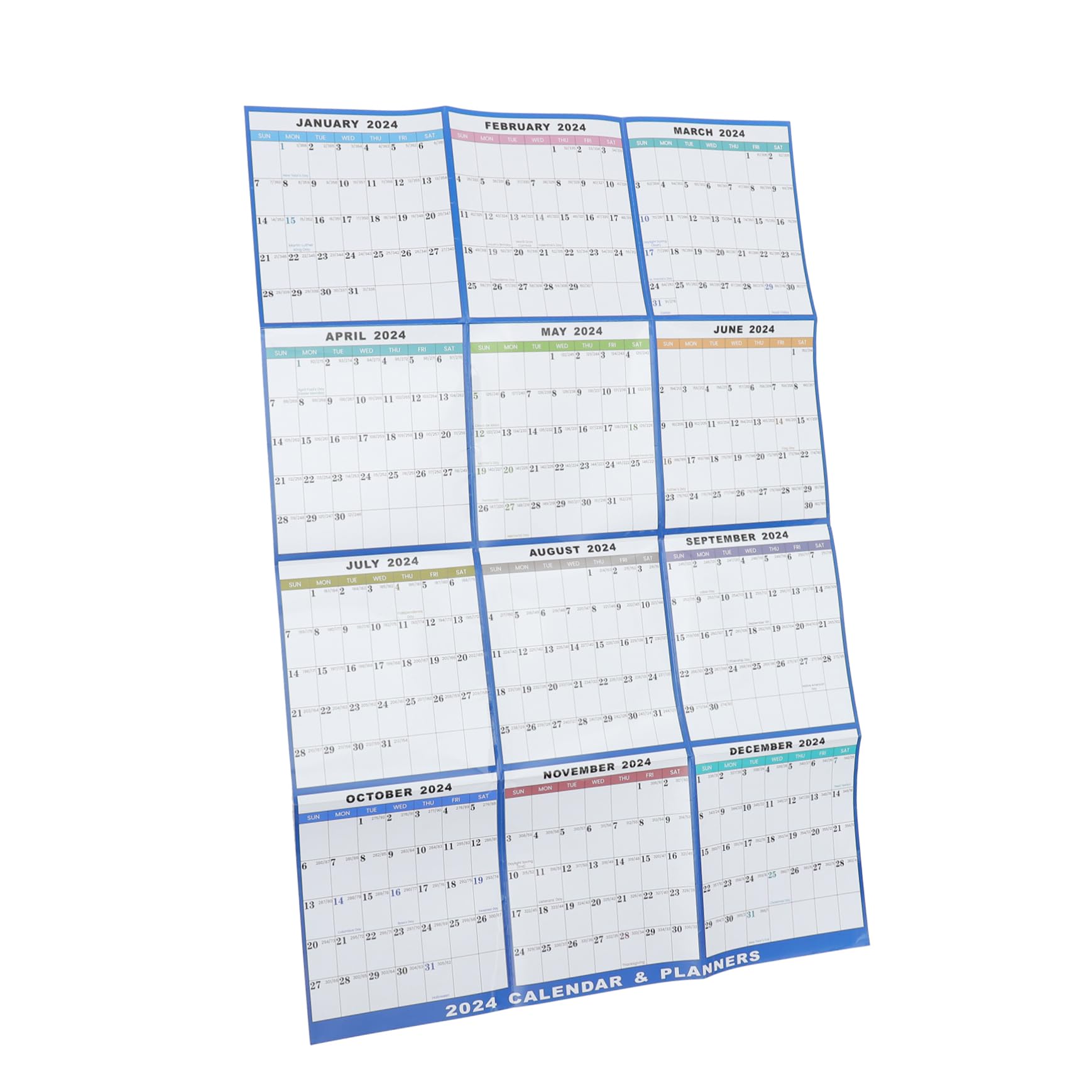 5ensembles Calendrier Mural Effaçable Calendrier Mensuel Et Élégant à Suspendre Pour Planification Maison Et Bureau