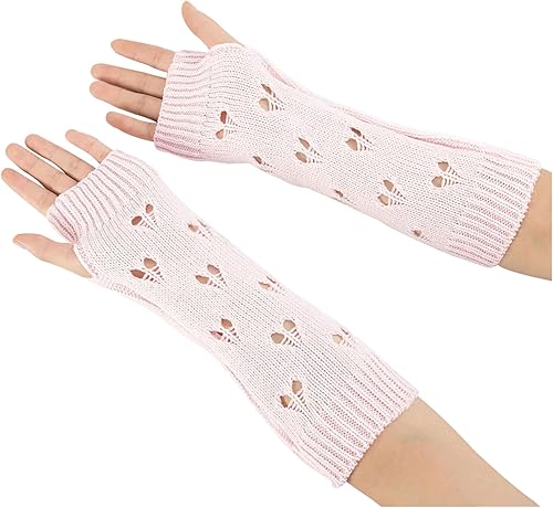 Dalulu Guantes de grunge de hadas, accesorios de grunge, guantes rasgados, guantes de ganchillo, ropa y2k Fairy Grunge estéticos calentadores de