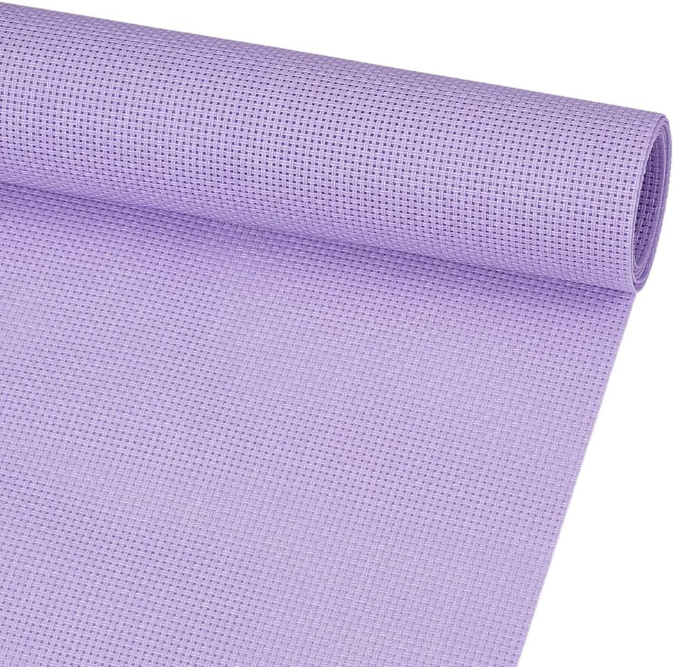 BENECREAT 14CT Plastic Cross Stitch Fabric, 39.3 x 11.8 Inch Orchid Cross Stitch Aida Fabric, Aida Cloth for Home DIY Embroidery Decoration