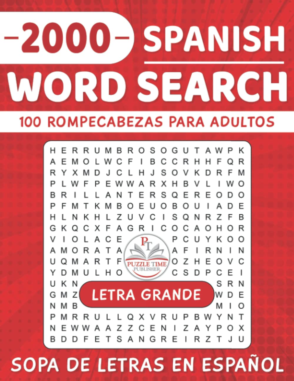 Buy Spanish Word Search for Adults LARGE PRINT Sopa de Letras en