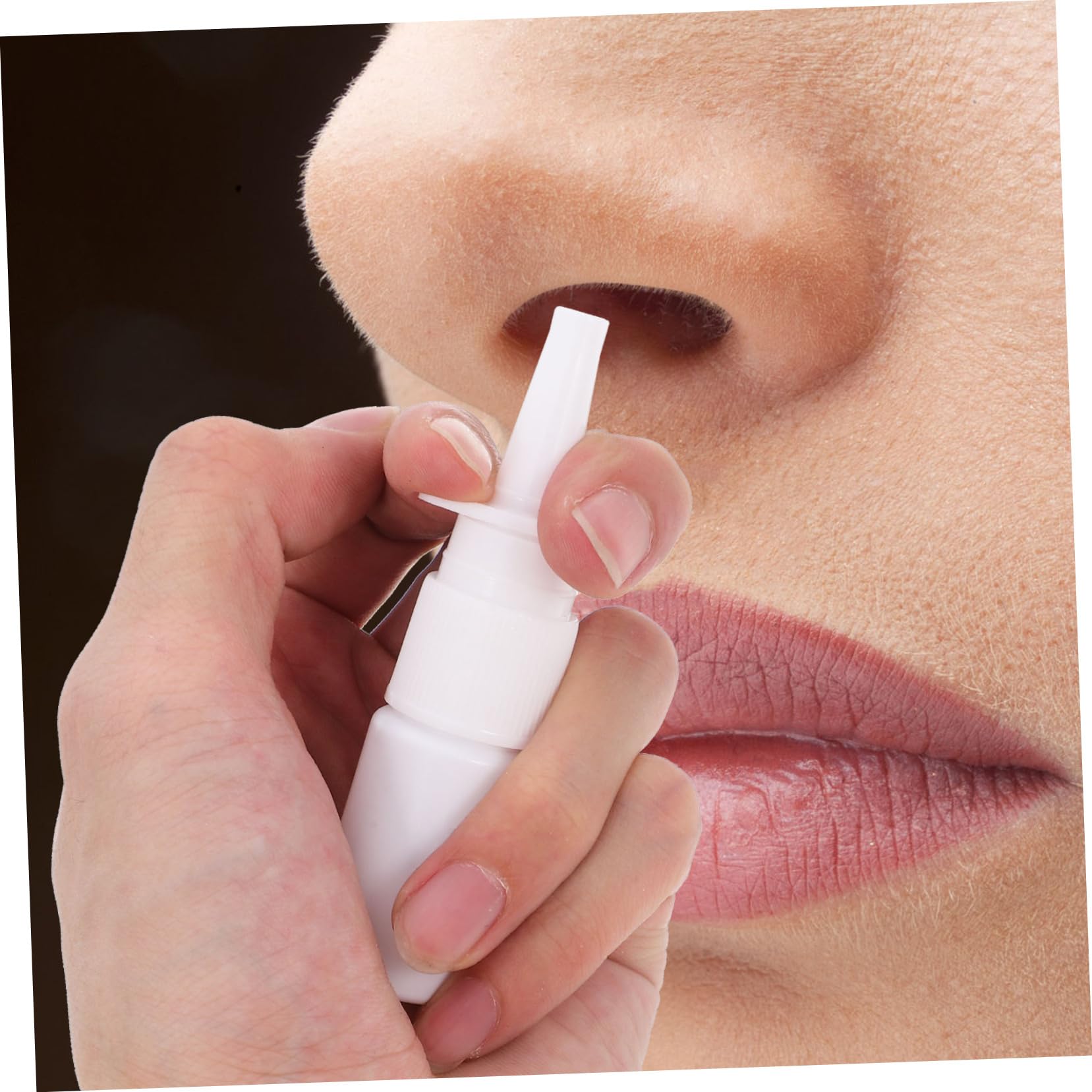Mikinona 200 Stück 10ml Nasenspray Nachfüllflasche aus Pe mit Feinem Sprühnebel Wiederbefüllbare Sprühflaschen Tragbar für Reisen und Outdoor Einsatz