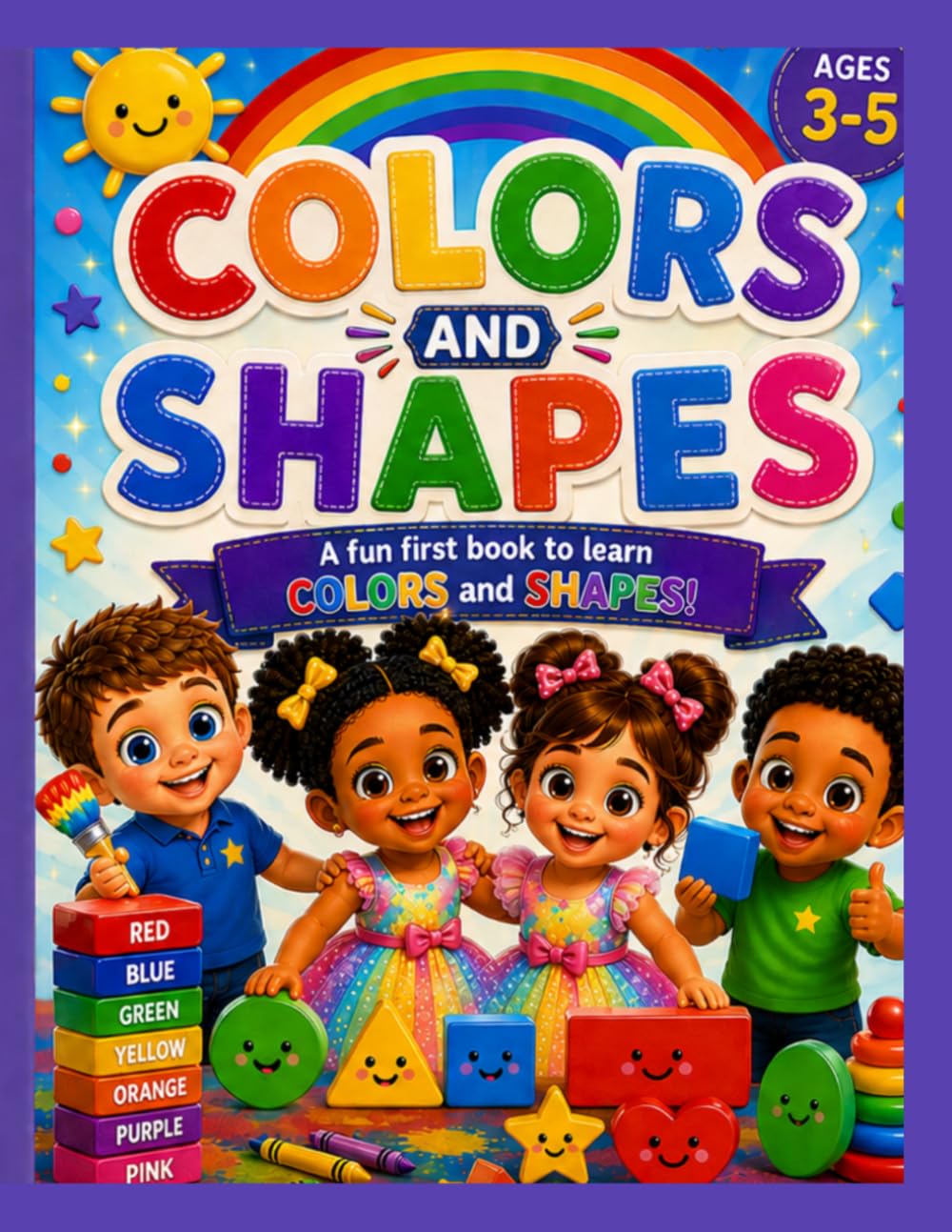 COLORS AND SHAPES: A Fun First Book to Learn Colors and Shapes!