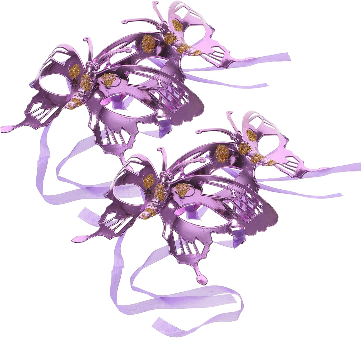 4pcs Butterfly Designed Mask for Women, Halloween Season Party Prop