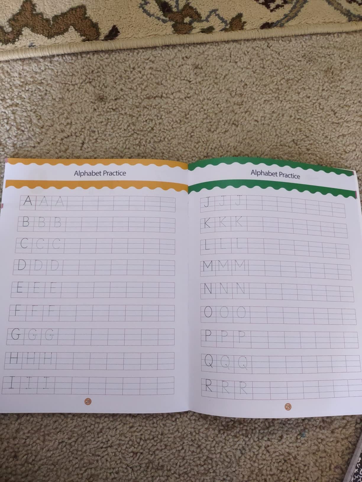 Alphabets Writing Book - Capital Letters (Practice) - Pattern Tracing ...