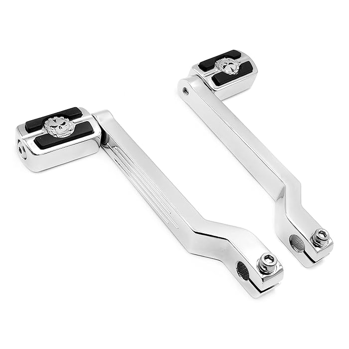 Buy AfterMokit Replacement Aluminum Stripe Toe&Heel Shift Levers with