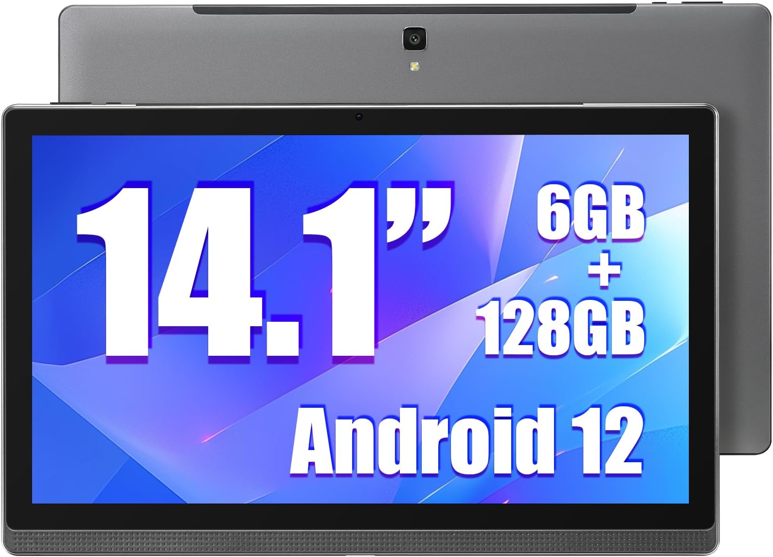 MESWAO Tablet 14.1 Zoll, Android 12 Tablet mit 1920 * 1080 IPS HD