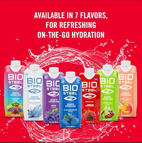 Biosteel Sports Drink, Sugar-Free Formula With Essential Electrolytes, Cherry Lime Flavor, 16.7 Fluid Ounces, 12-Pack #TOP4