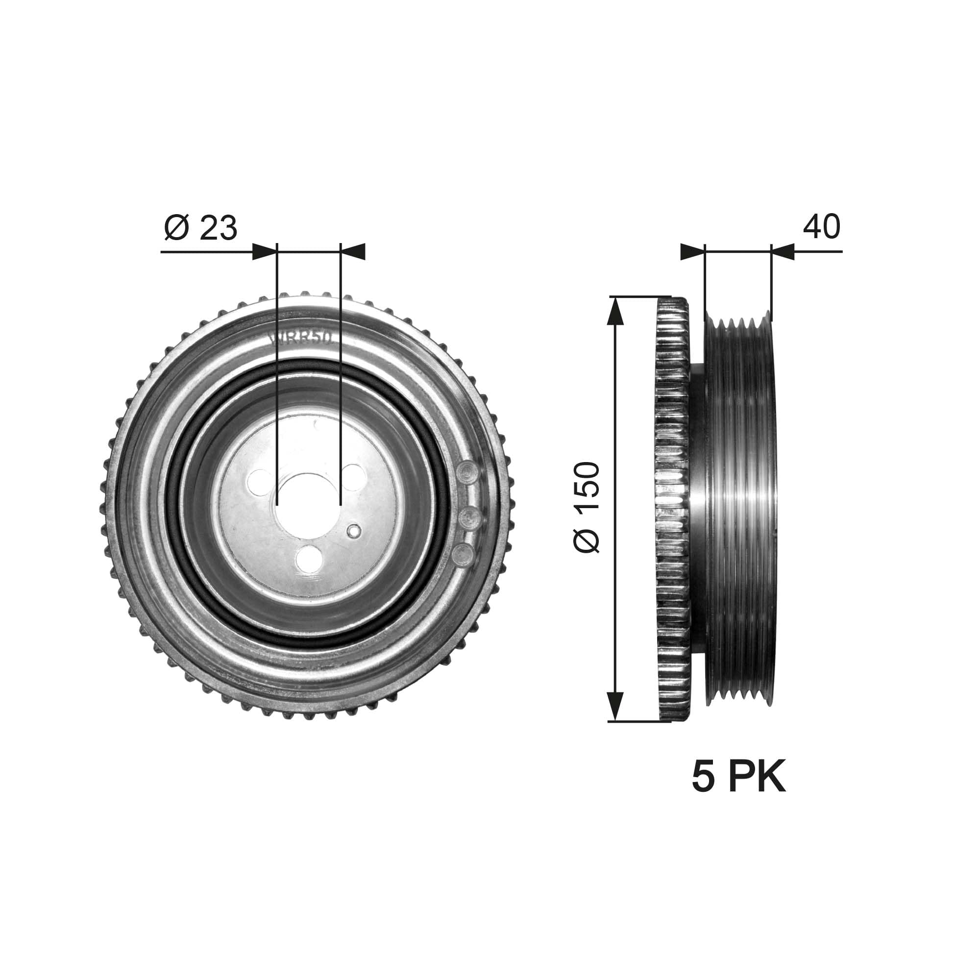 GATES Kit Micro-V + Pompa Dell'Acqia K065PK1148