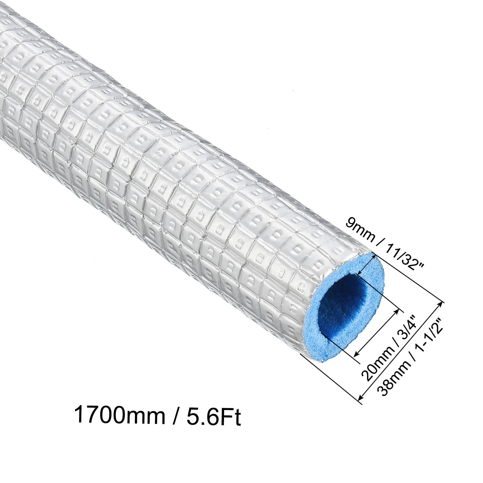 PATIKIL 5.6Ft Pipe Insulation Foam Tubing - Image 2