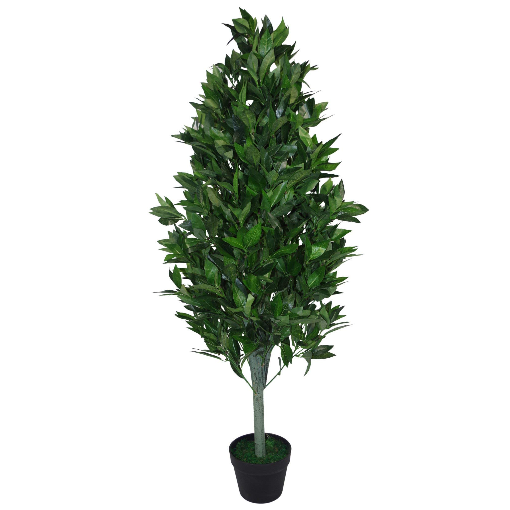 Buy Leaf Design UK 120cm (4ft) Artificial Topiary Bay Tree Pyramid