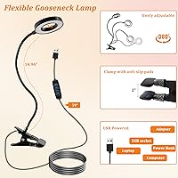 Vista 3 de Alohappy Mesa de manicura portátil y plegable con cajón, lámpara de mesa LED con enchufe USB, almohadilla de muñeca para cliente, bolsa