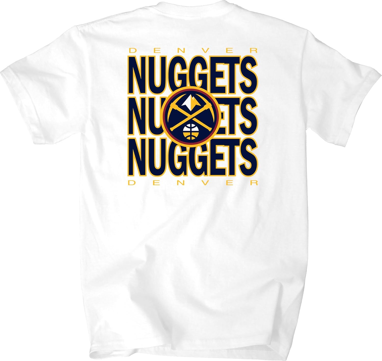 Blue 84 NBA Officially Licensed T-Shirt Front/Back Press White - Image 5