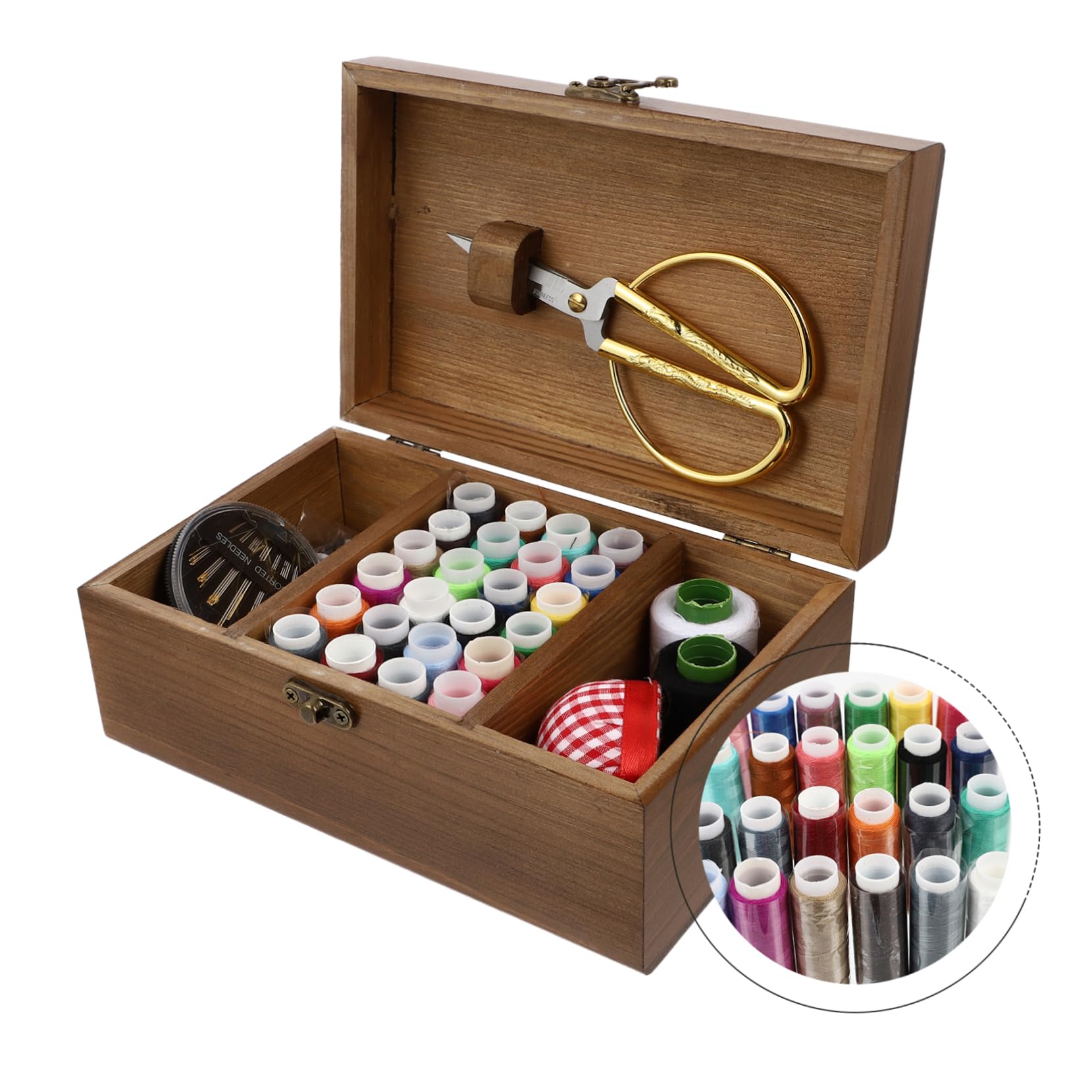 Operitacx Kit Aghi Da Cucito Strumenti Per Filo Confezione Filo Per Ago Strumenti Per Cucire Pratico Kit Accessori Per Cucire