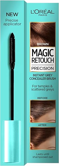 L'Oreal Magic Retouch Brown Precision Instant Grey Concealer Brush