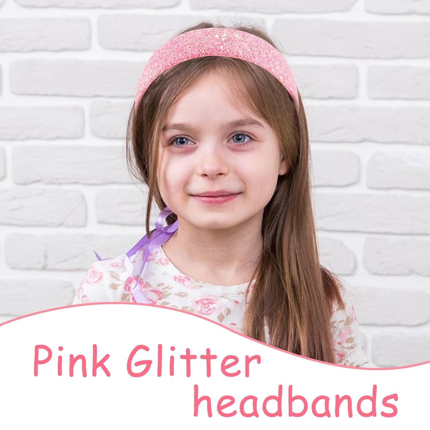 Pack of 4 Glitter Headbands, Girls Headbands, Wide Headbands, Women's Glitter, Sequin Headbands, Non-Slip Glitter Hair Band - Image 4