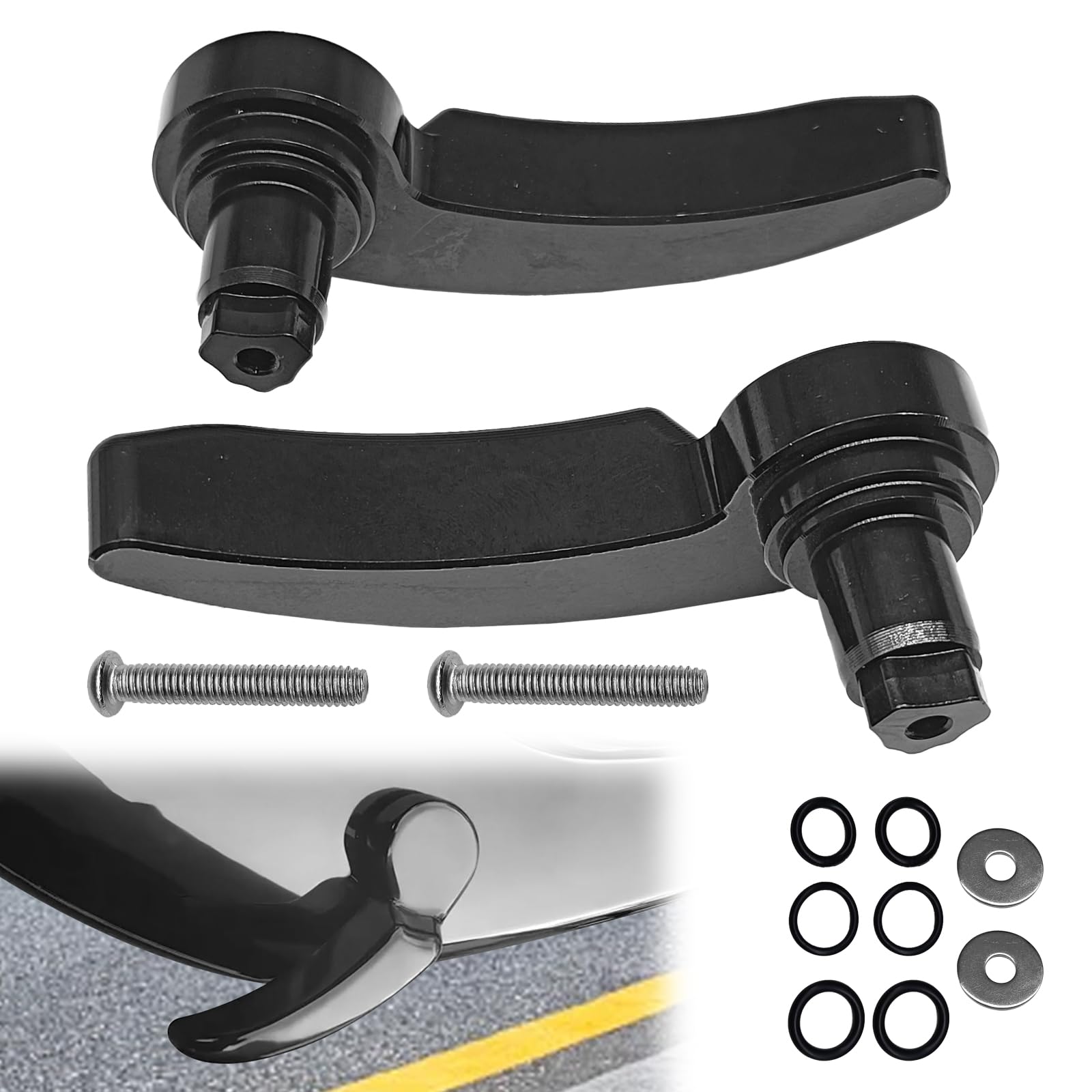 Saddlebag Latch Lever - Saddle Bag Lifter Compatible with Harley Davidson Touring Street Glide Electra Glide Road King Road Glide Ultra Limited FLHR FLHT FLHX FLHTK 2014-2024